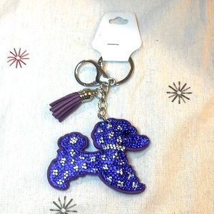 Rhinestone Puppy 🐶 Dog Purse Charm/Keychain